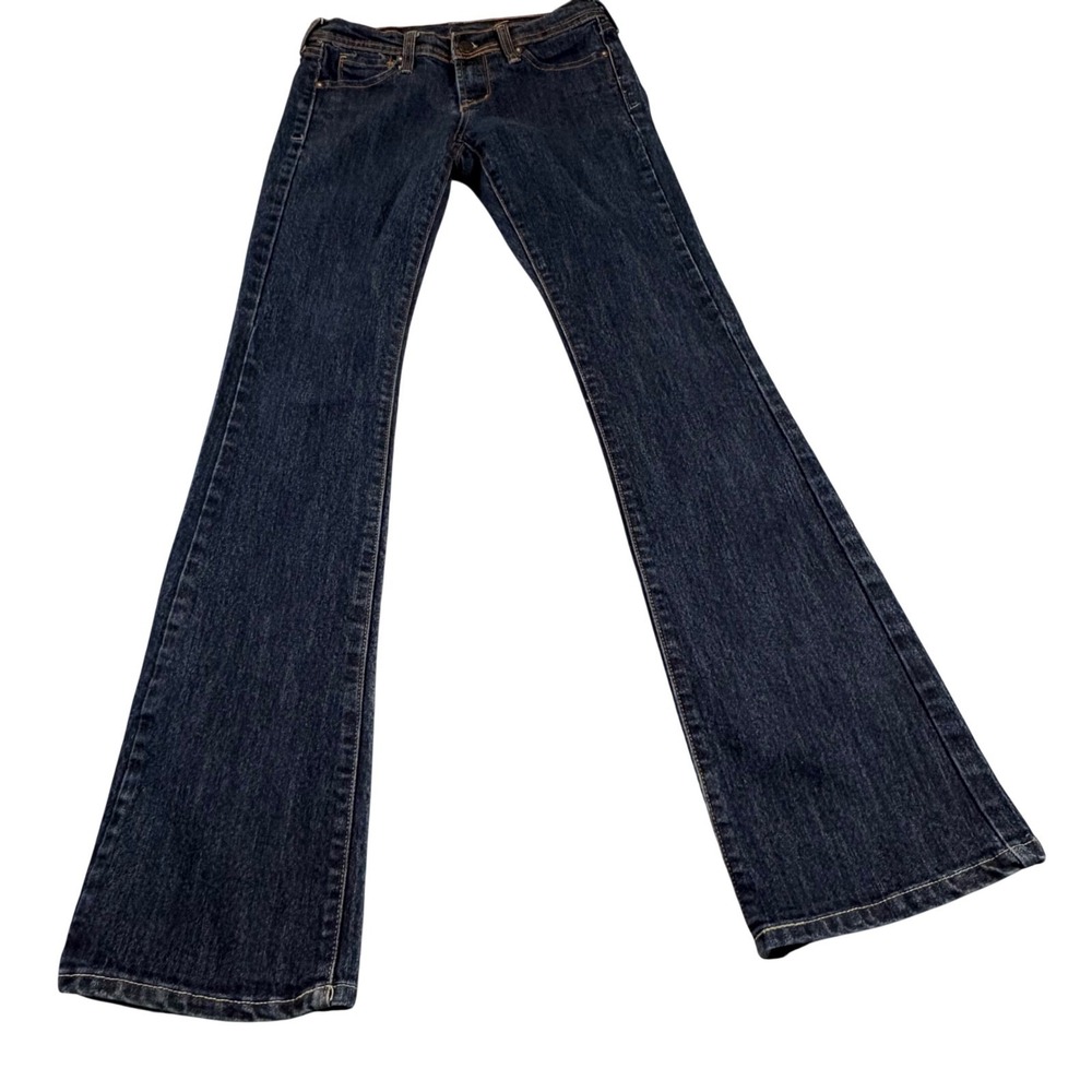 Citizens of Humanity Ingrid Flare Jeans Venetian 164 Dark Wash Low Rise 26 28x32 - Picture 3 of 16